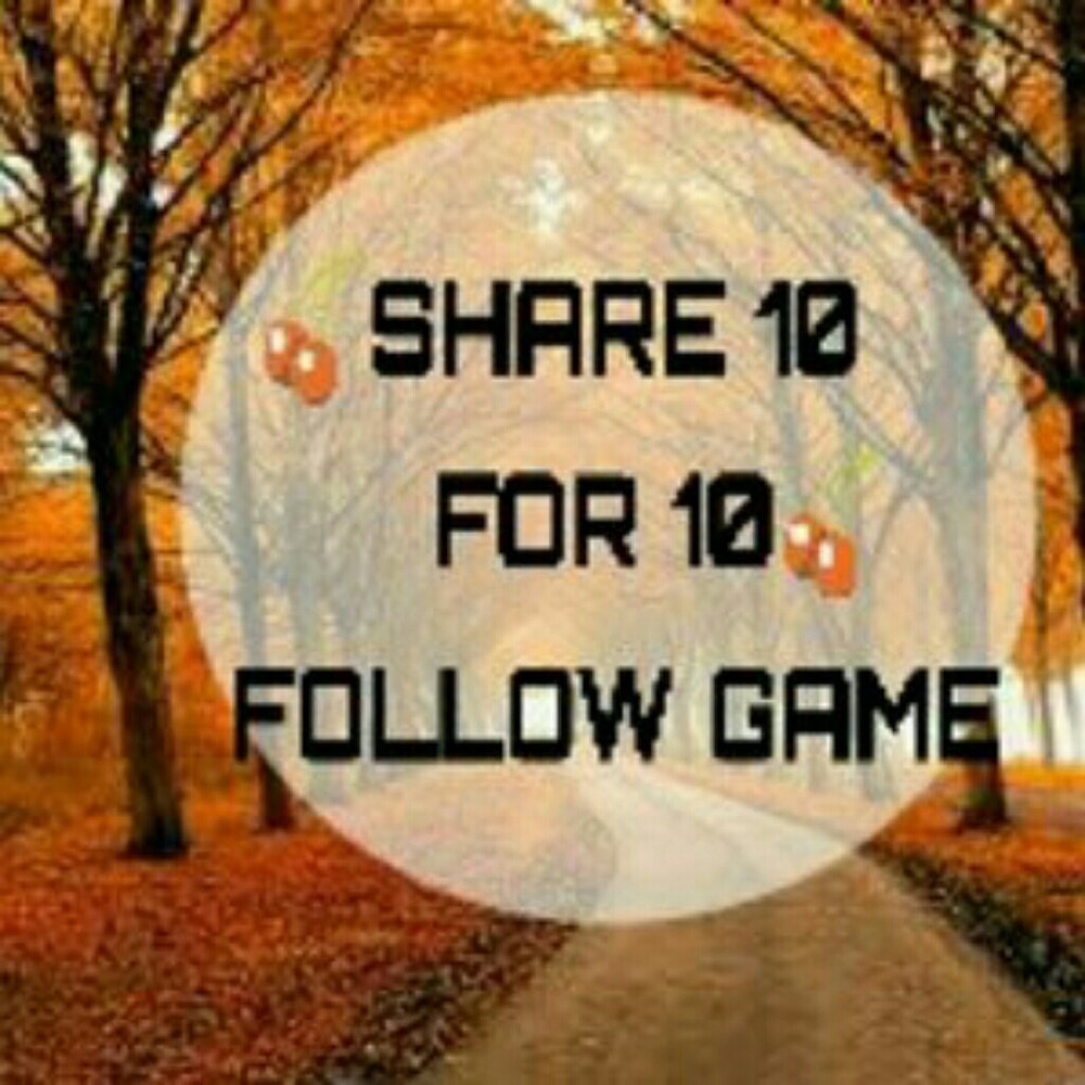 🍒SHARE 10 FOR 10 FOLLOW GAME🍒
